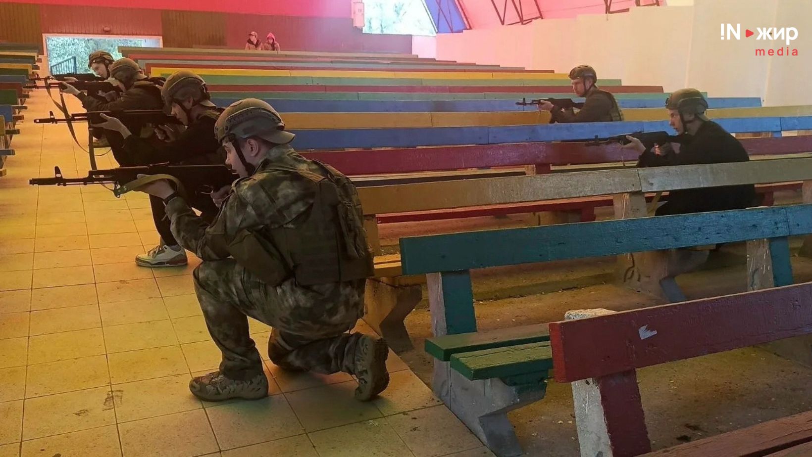 Дитячий табір «Фортуна» в окупованому Криму, який окупанти перетворили на майданчик для військової підготовки дітей.&nbsp;
